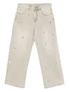Jnby Rolled-edge Jeans In Gray