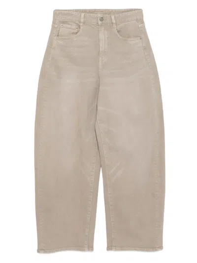 Jnby Rolled-up Jeans In Gray