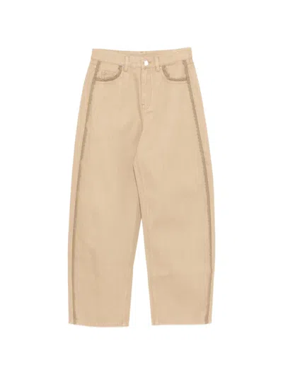 Jnby Jeans Mit Wellensaum In Neutral