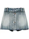 Jnby Short Denim Culottes In Blue