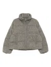 Jnby Short Down Jacket In Gray