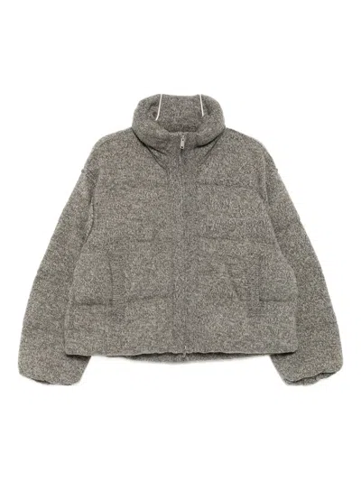 Jnby Short Down Jacket In Gray