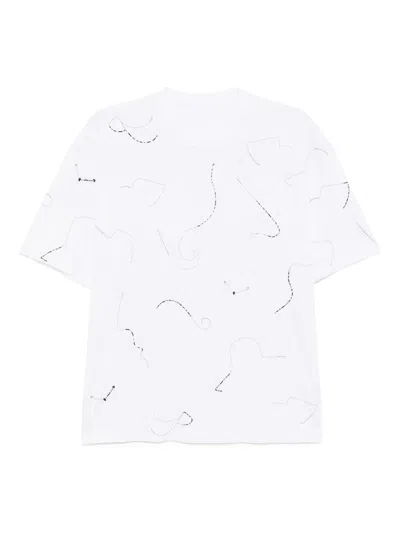 Jnby Short-sleeves Cotton T-shirt In White