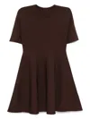 Jnby Short-sleeves Dress In Brown