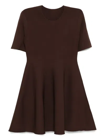 Jnby Short-sleeves Dress In Brown