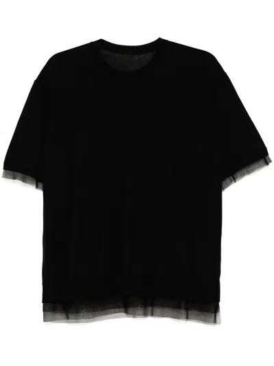 Jnby Short-sleeves Jumpers In Black