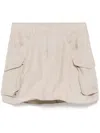 Jnby Short Waist Skirt In Neutrals