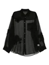 Jnby Silk Shirt In Black
