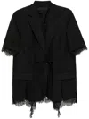 Jnby Single-breasted Blazer In Black