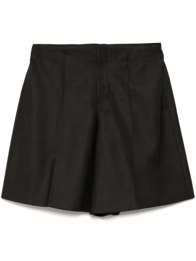 Jnby Slash Pockets Short In Black
