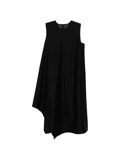 Jnby Sleeveless Oversized Dress In Black