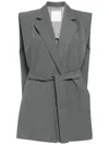 Jnby Sleeveless Suit Vest In Grey