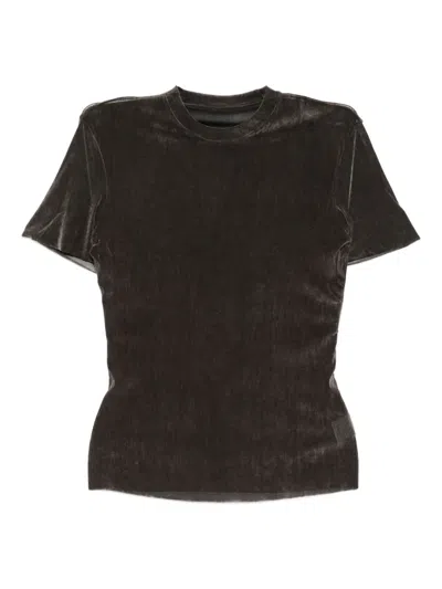 Jnby Slim-fit T-shirt In Brown