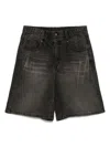 Jnby Straight-leg Shorts In Black
