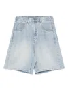 Jnby Straight-leg Shorts In Blue