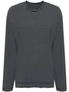 Jnby Striped Long-sleeved T-shirt In Black
