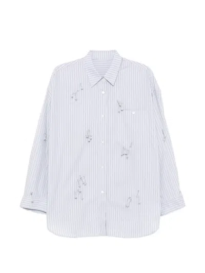 Jnby Gestreiftes Hemd In White