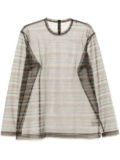Jnby Striped T-shirt In Black