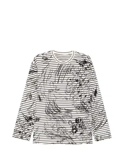 Jnby Striped T-shirt In White