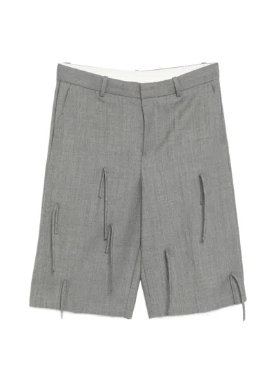 Jnby Tassel Details Shorts In Gray