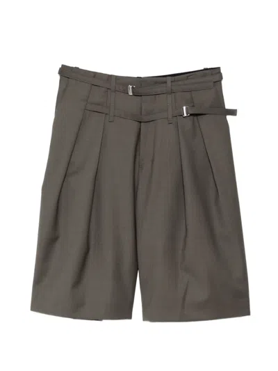 Jnby Shorts Aus Wollgemisch In Green
