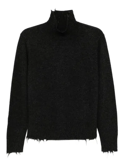 Jnby Turtle-neck Jumper In Black