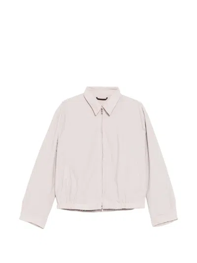 Jnby Two-way Zipper Long-sleeve Jacket In Pink