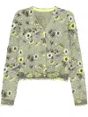 Jnby V-neck Cardigan In Grey