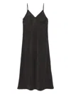 Jnby V-neck Dress In Grey