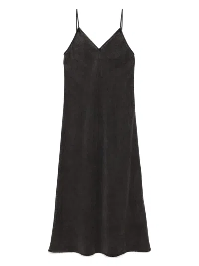 Jnby V-neck Dress In Grey