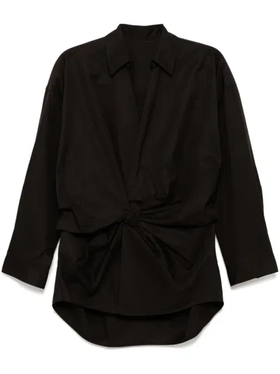 Jnby V-neck Shirt In Brown