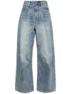 Jnby Washed Denim Jeans In Blue