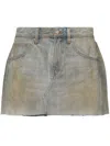 JNBY WASHED DENIM MINI SKIRT