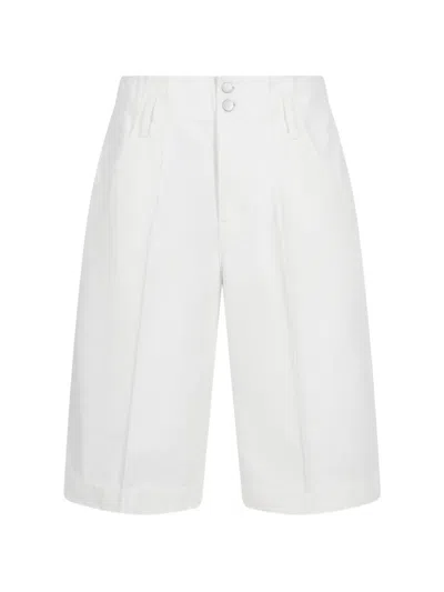 Jnby Wide-leg Knee-length Shorts In Transparent