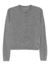 Jnby Wool Cardigan In Gray