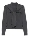 Jnby Wool Cardigan In Gray