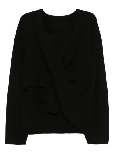 Jnby Wool Jumper In Black