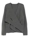 Jnby Wool Jumper In Gray