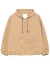 Jnby Zip-fastening Jacket In Brown