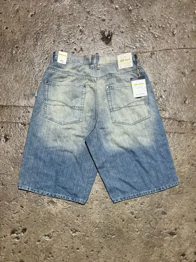 Pre-owned Jnco X Southpole Crazy Vintage Y2k Baggy Skater Jorts Jnco Shorts Unique In Blue