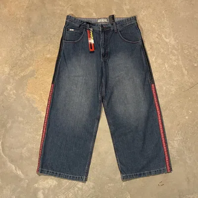 Pre-owned Jnco X Southpole Crazy Vintage Y2k Paco Jeans Baggy Wide Leg Jeans Skater Nwt In Blue