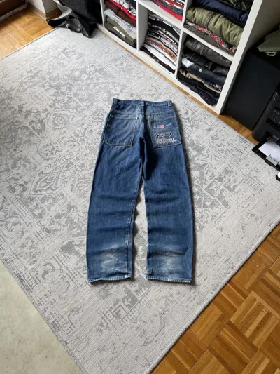Pre-owned Jnco X Southpole Vintage Baggy Wide Jeans Japanese Faded Rap Hype