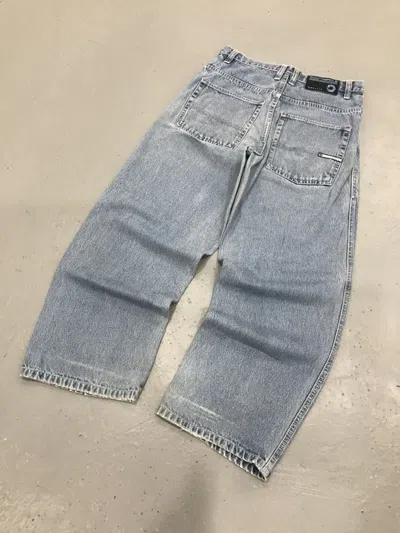 Pre-owned Jnco X Southpole Vintage Southpole White Tab Baggy Denim In Blue