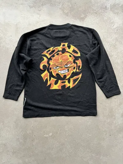 Pre-owned Jnco X Vintage 90's Rap Hip-hop Bad+mad Like Jnco Jeans Sweatshirt In Black