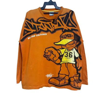Pre-owned Jnco X Vintage Strange Heaven Hip Hop Cultures Shirt In Orange