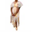 J.nna Calling Your Name V-neck Midi Dress In Dream Pastels In Multi