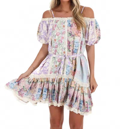 J.nna Full Of Wonder Mini Dress In Multicolor
