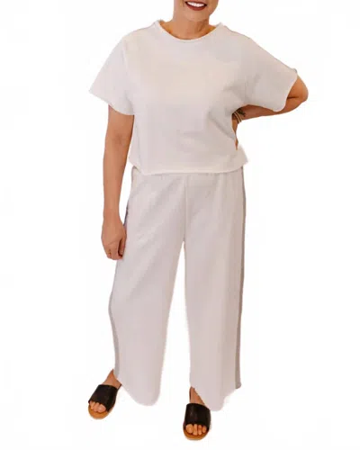 J.nna Poppy Tracksuit Set In Off White