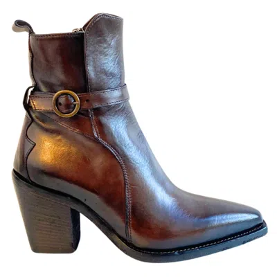 Jo Ghost Diver Heeled Ankle Boot In Tinto Capo In Multi