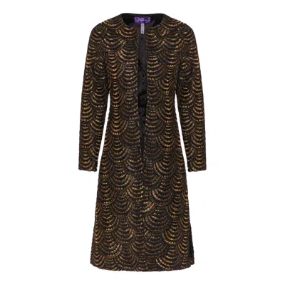 Jo Kilda Women's Black Silk Thread Jacket